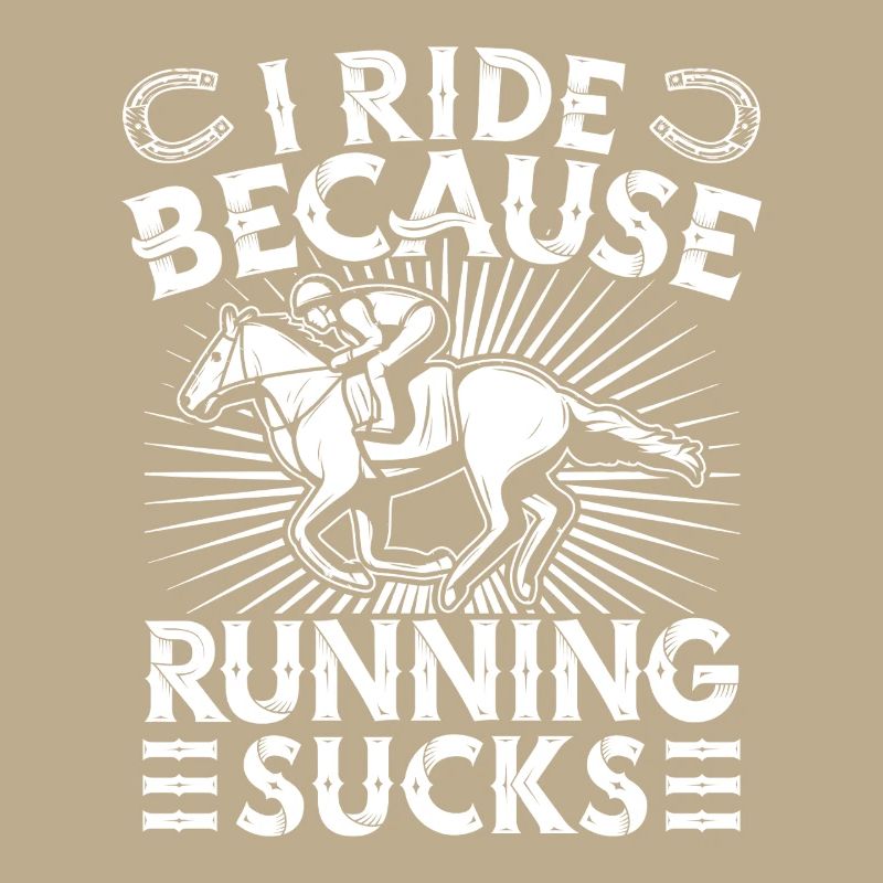 Équitation Ride Parce que courir craint Cheval