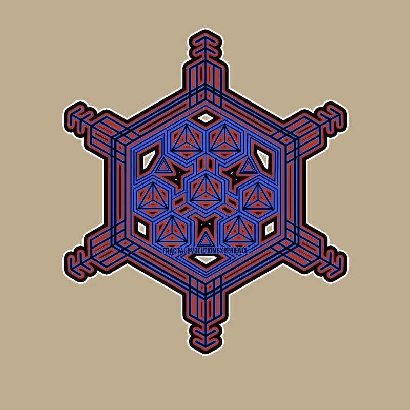 Fractal Evolution Experience Star Hexagon Pattern