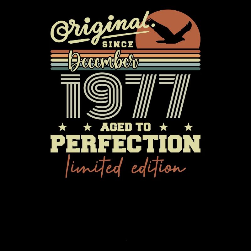 Anniversaire 48 ans | Originale Décembre 1977