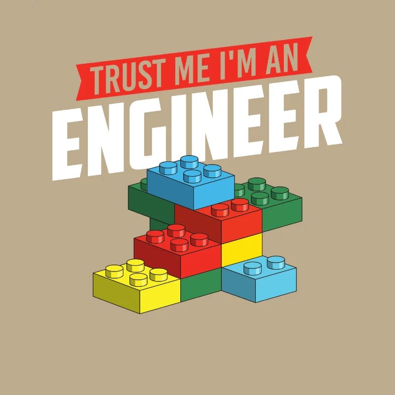 Glaub mir, ich bin ein Ingenieur Brick Builder Block Build