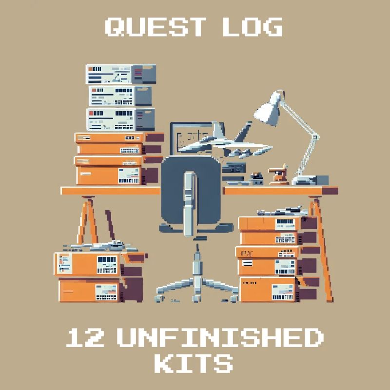 Questlog: 12 unfertige Kits | Modellbau