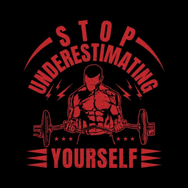 Fitness Motivation Bodybuilder Sous-estimer