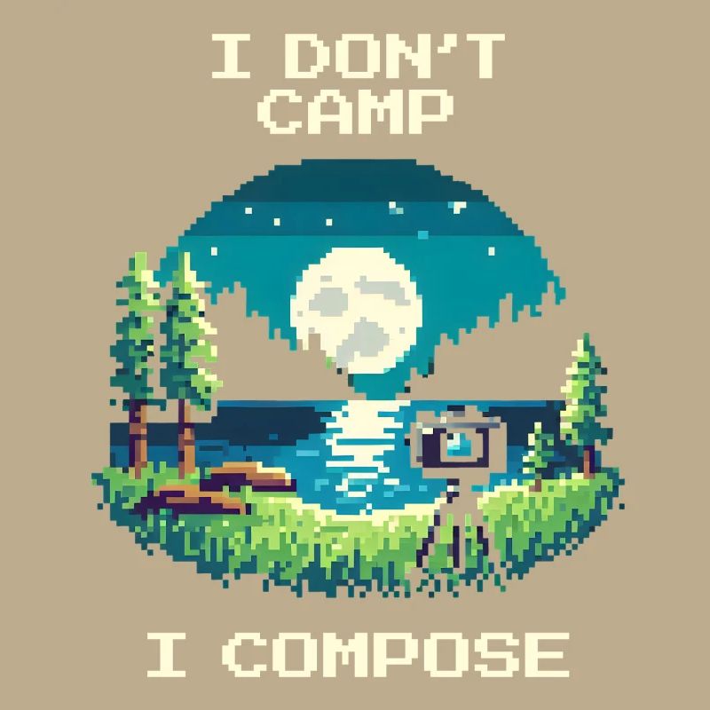 Je ne campe pas, je compose | Composition