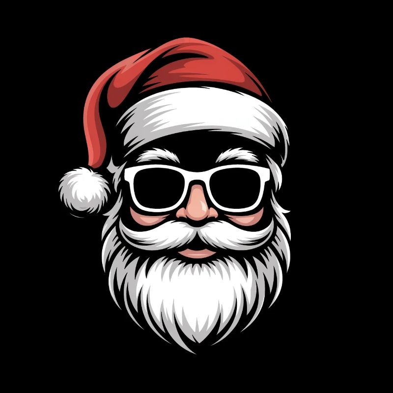 Chilliger Santa mit Sonnenbrillen