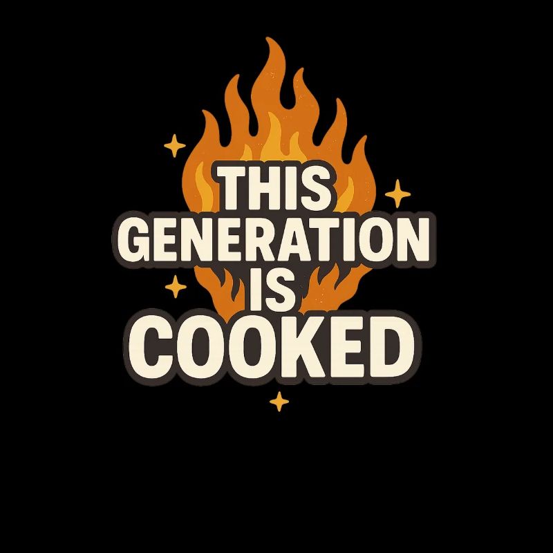This Generation Is Cooked Flame Funny Gen z Meme 