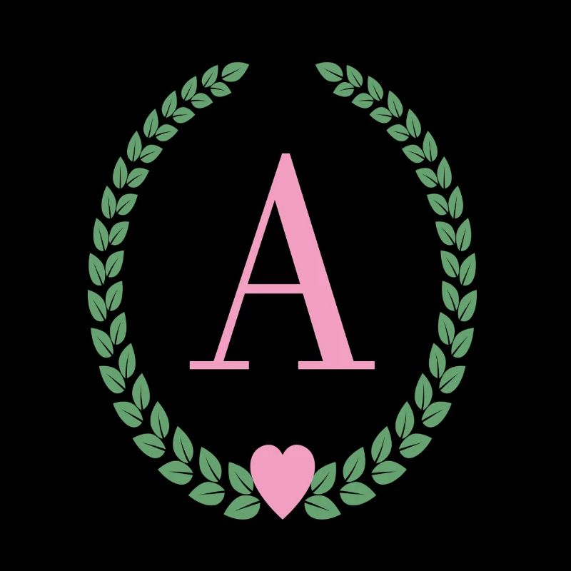 Letter A monogram