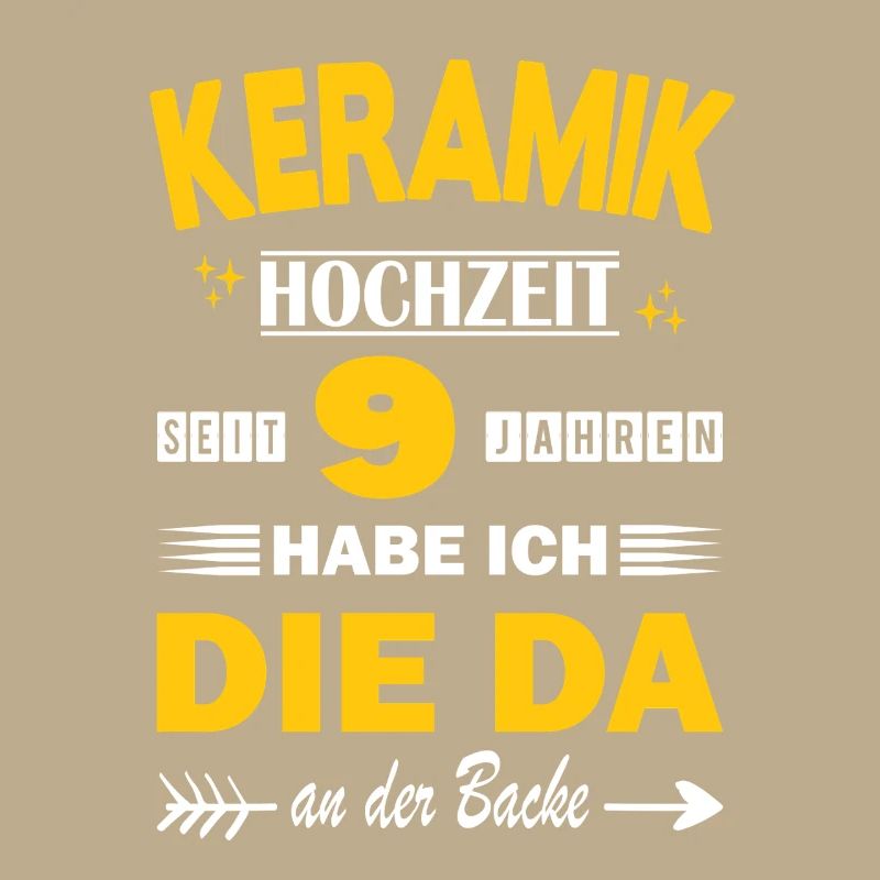 Keramikhochzeit 9 Hochzeitstag Jahrestag Ehemann
