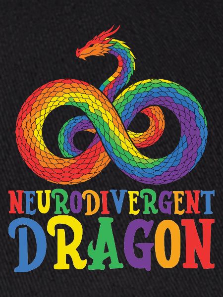 Neurodivergent Dragon Autism Awareness