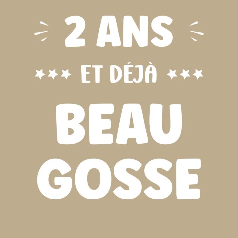 2 ans et déjà beau gosse