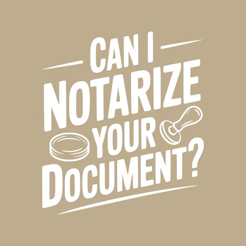 Can I Notarize Your Document?