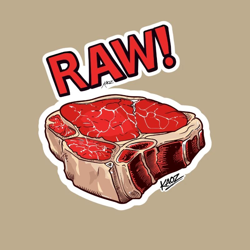 Dessin animé Steak
