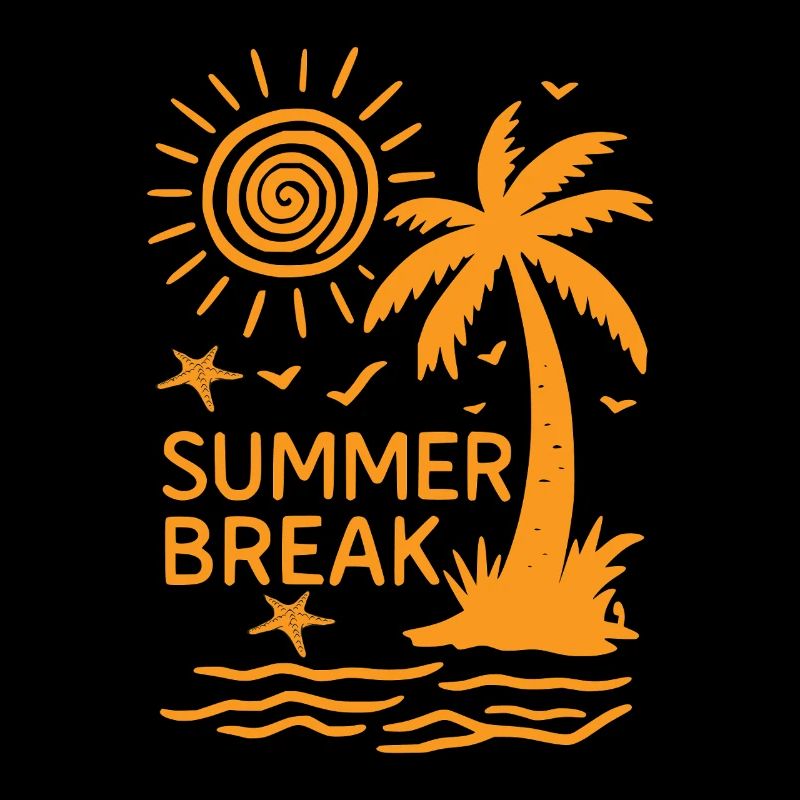 Summer Break Palm Island Vibes