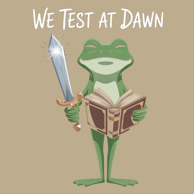 Grenouille de Test de l’Aube : Épée & Parchemin