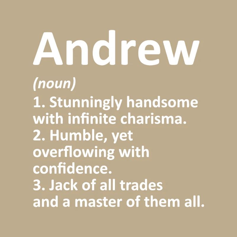 Andrew Bold Typographic Definition