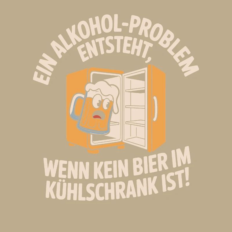 Bier Spruch Alkohol Problem Männerabend JGA Herren