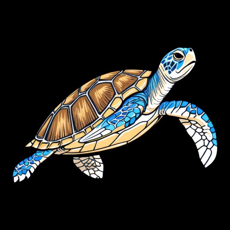 Cute cartoon turtle