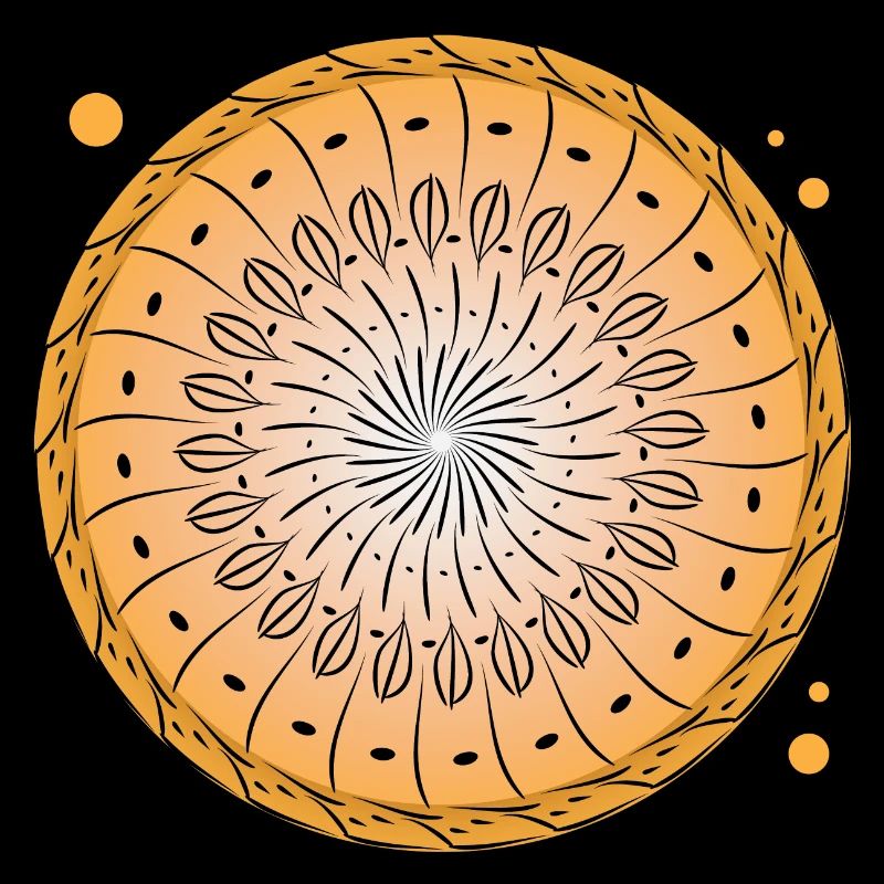 Rotating pattern circle