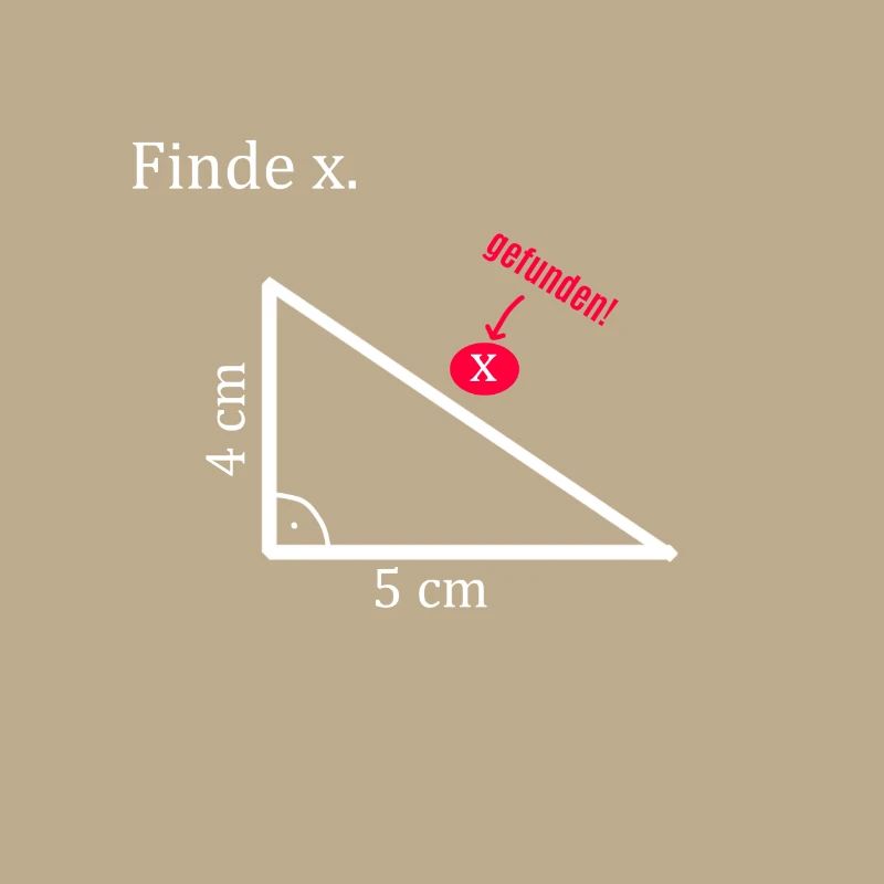 Find x Math Triangle