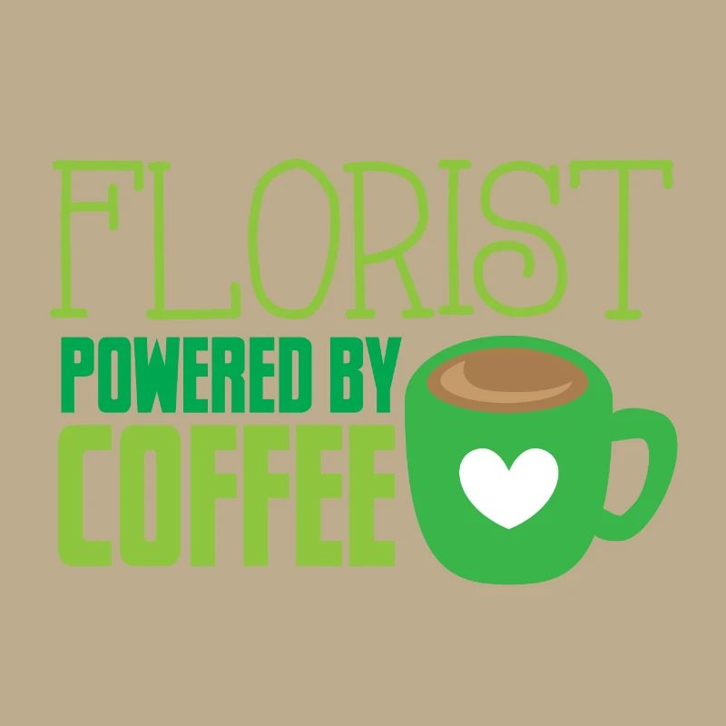 Blumengeschäft mit Kaffee