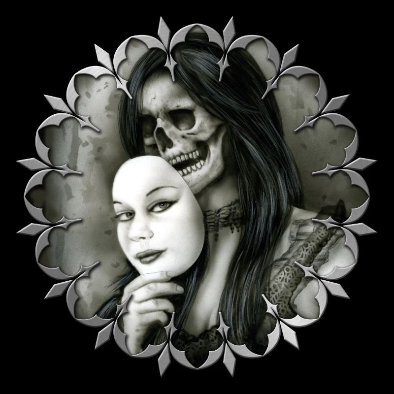 masked Gothic girl
