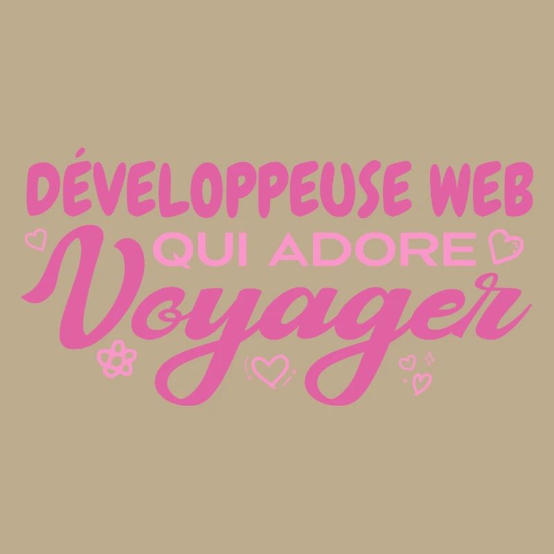 Développeuse web globe-trotteuse passionnée voyage
