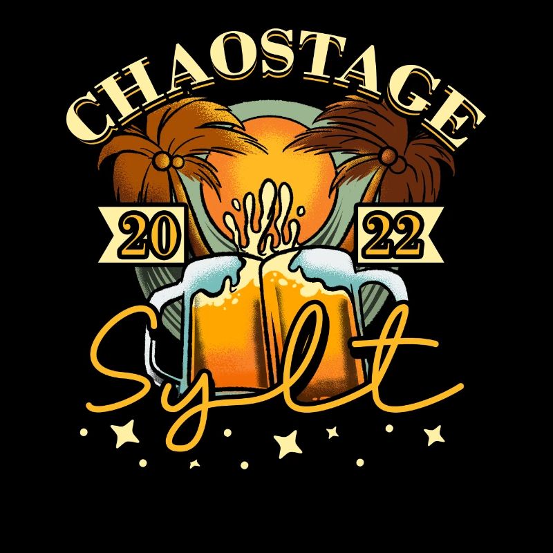 Chaostage Sylt 2022 und abfeiern Bier