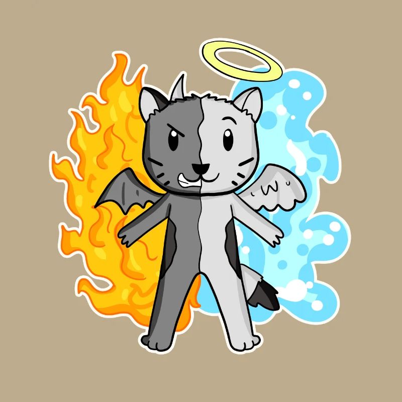 Chat Cat Breed Devon Rex - Ange et Diable