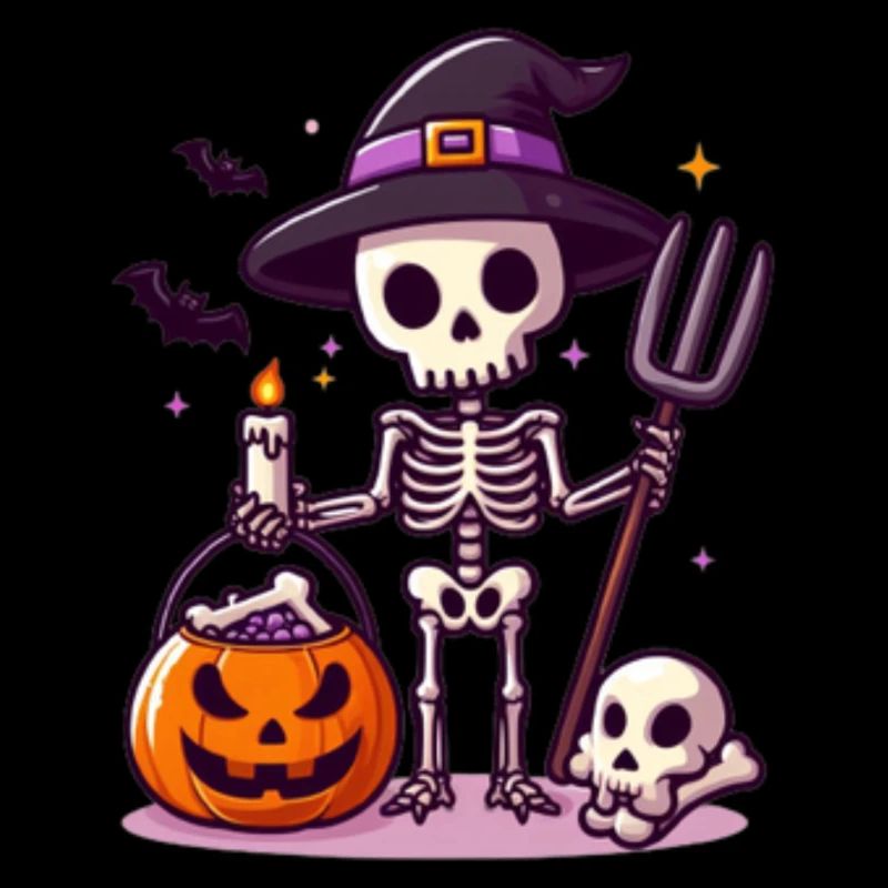 squelette halloween