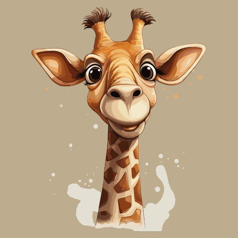 verrückte Giraffe