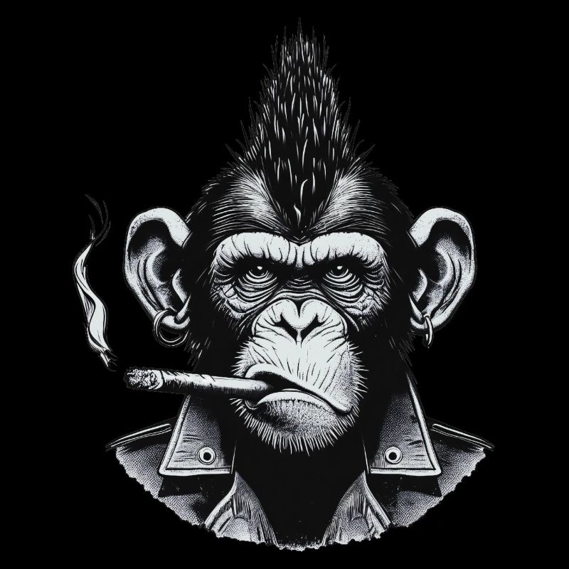 Punk Cigar Chimp