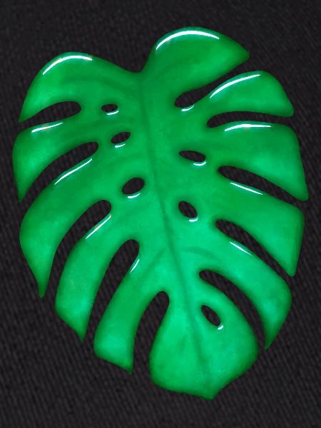 Monstera Glasblatt