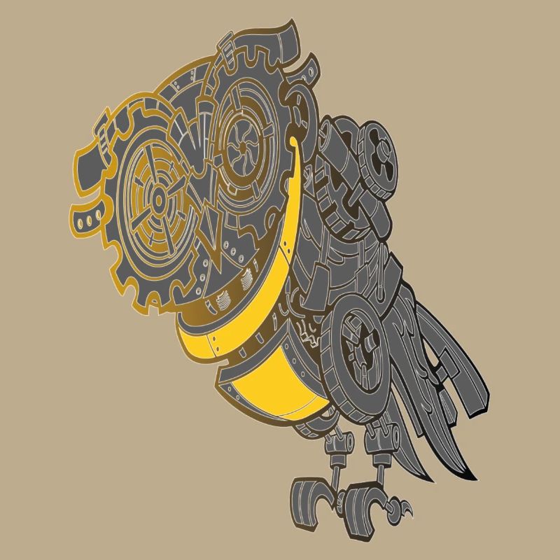 Steampunk Eule
