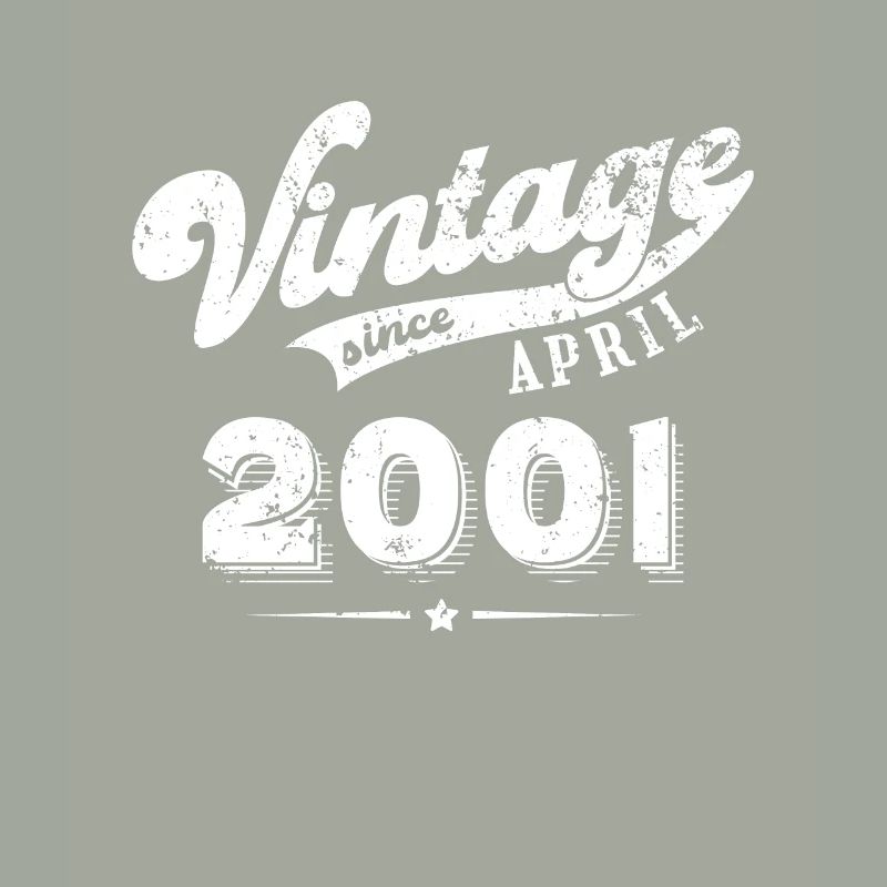 Vintage since April 2001 Geburtstag Geschenk