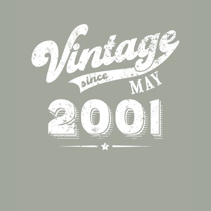 Vintage since May 2001 Geburtstag Geschenk