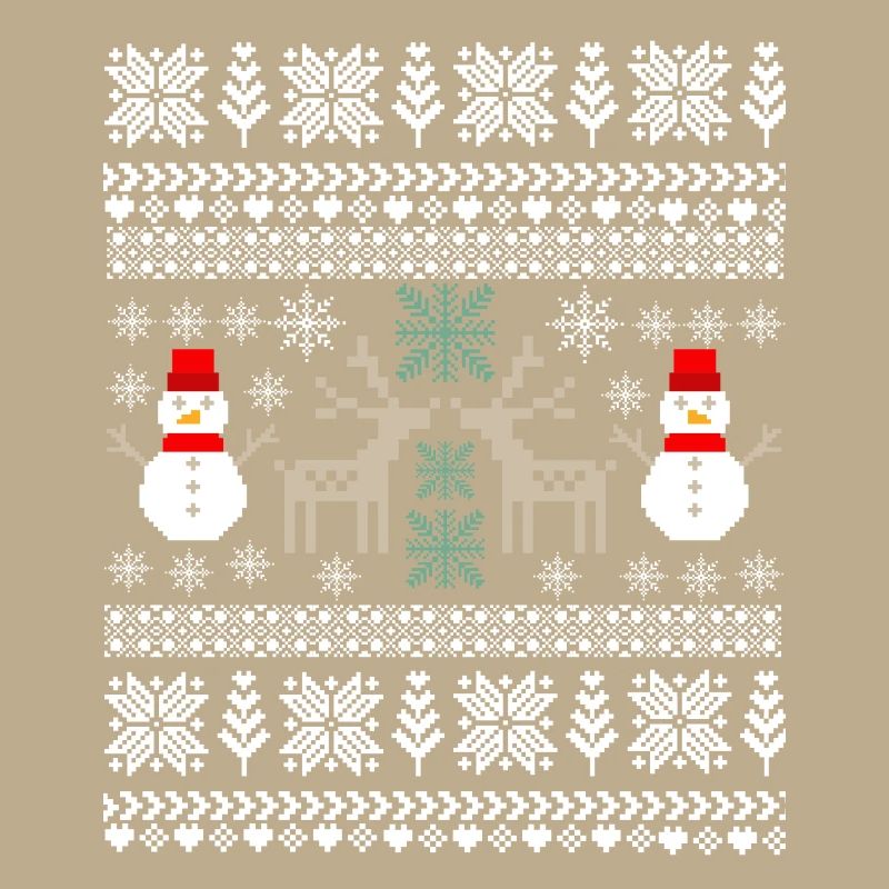 Rétro Noël Pixel