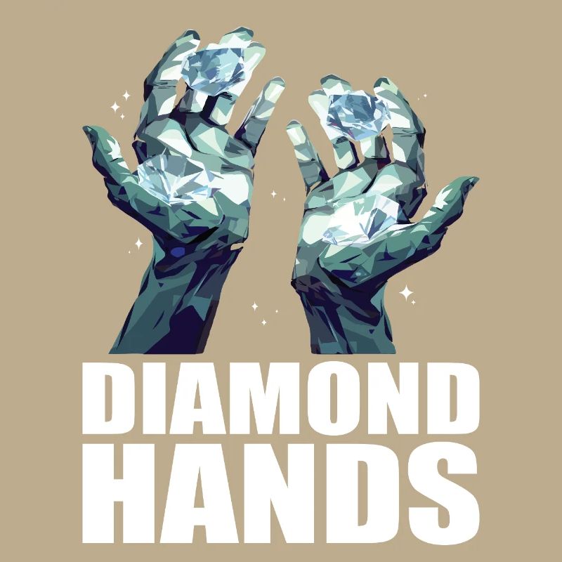 Commerce de mains de diamants