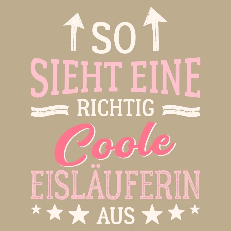 So sieht eine richtig coole Eisläuferin aus