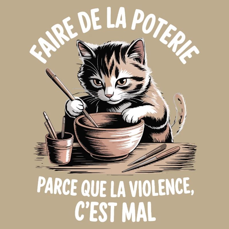 Pottery, because violence is bad