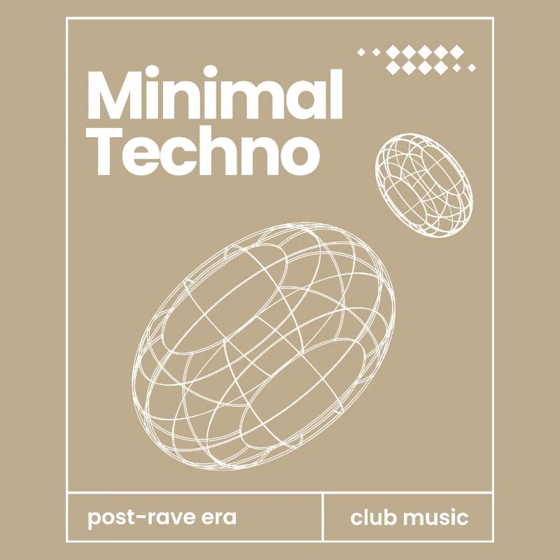 Conception minimale des sphères musicales techno