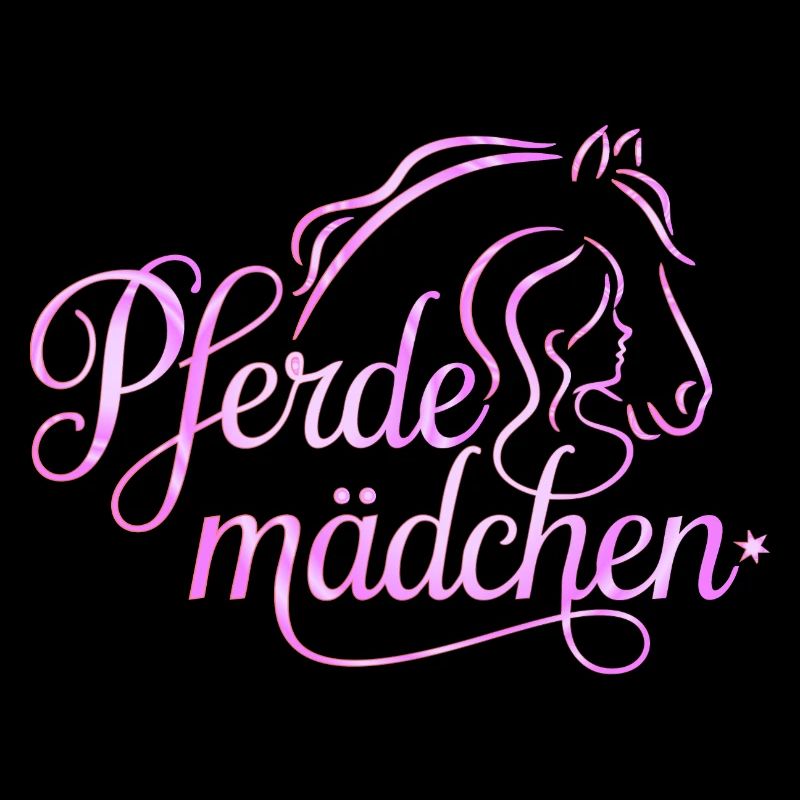 Pferdemädchen - Mädchen liebt Pferde
