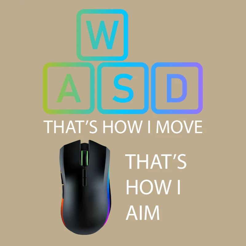 WASD Aim Gaming Gaming Video Game, PC, Computer