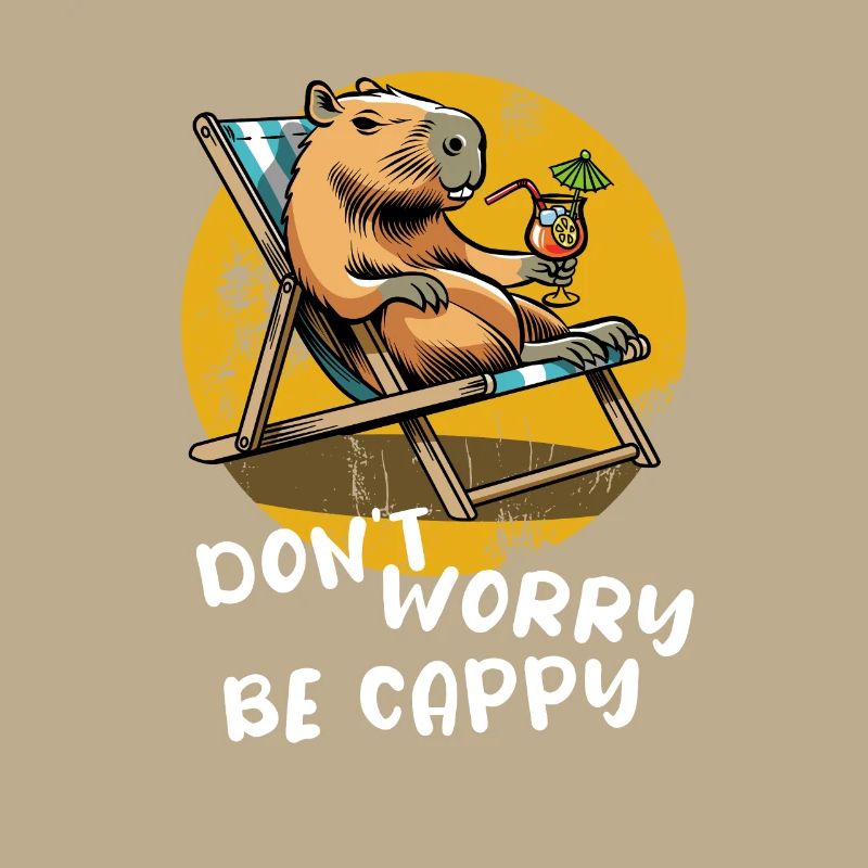 Don't worry be Cappy - Capybara - Urlaub