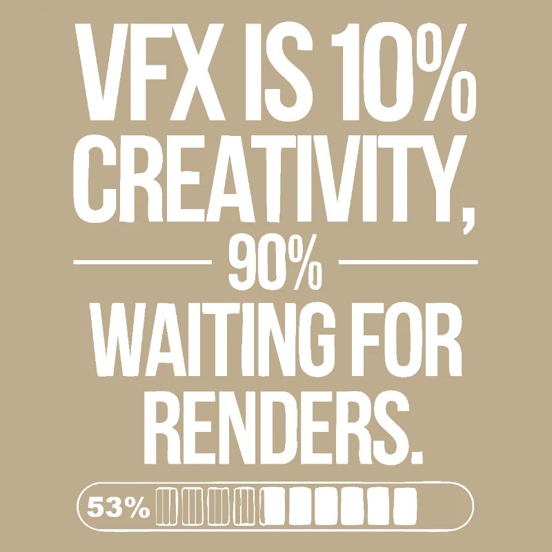 VFX, c’est 10% de créativité et 90% d’attente de rendu