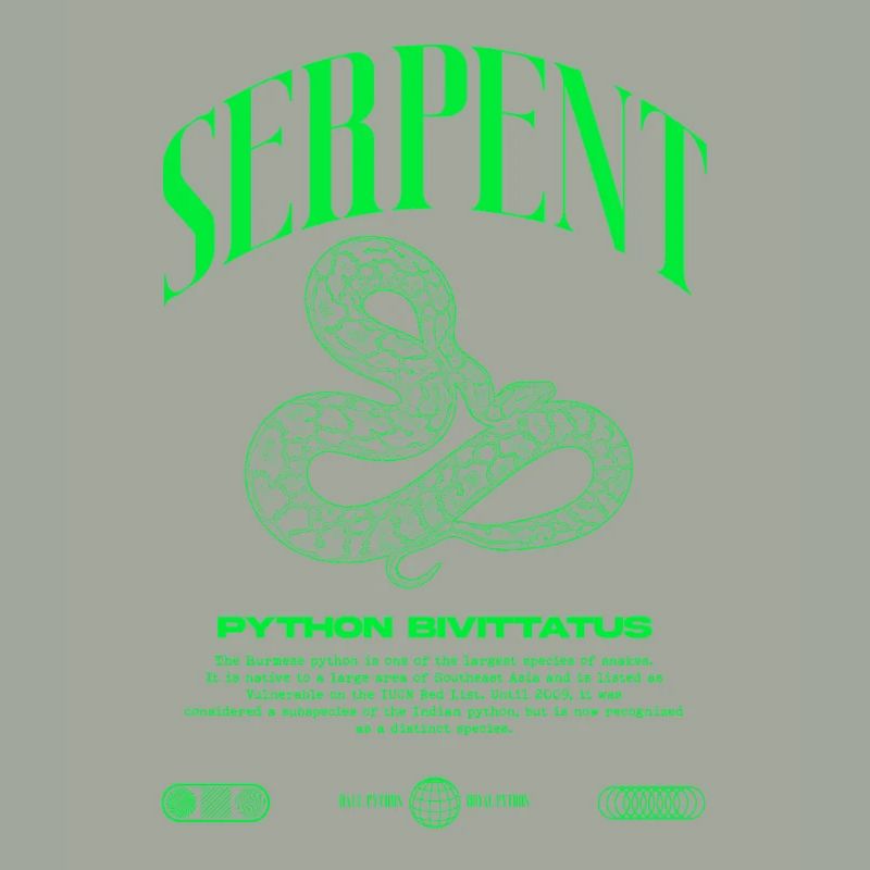 Python Birman Moderne Reptile Keeper Streetwear