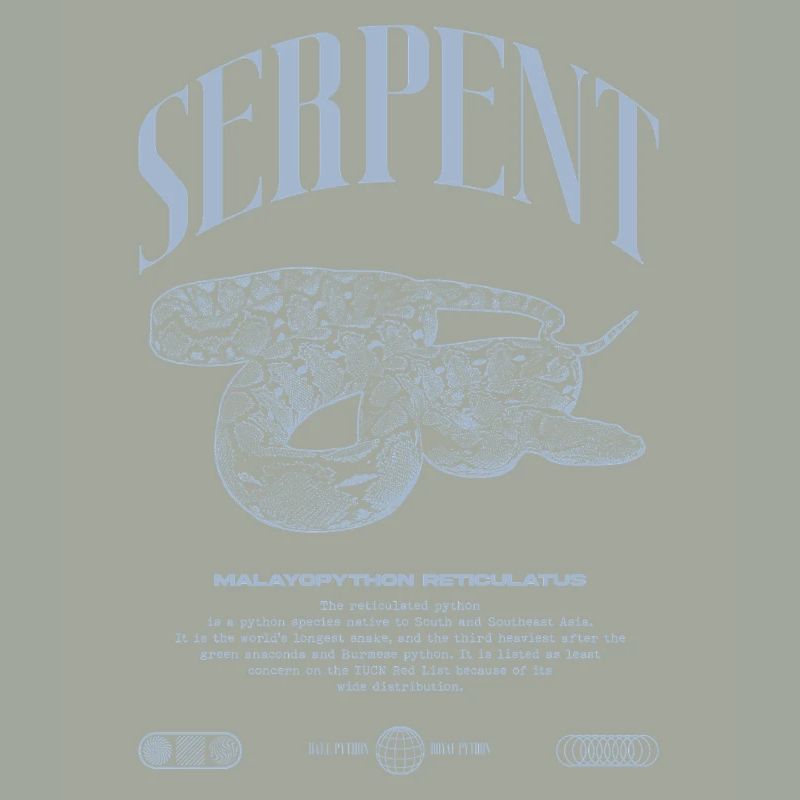 Reticulated Python Reptile Keeper Streetwear