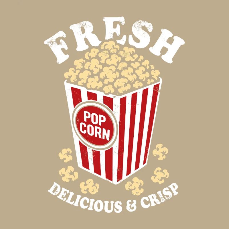 Frisches Popcorn - knusprig, lecker - Geschenk