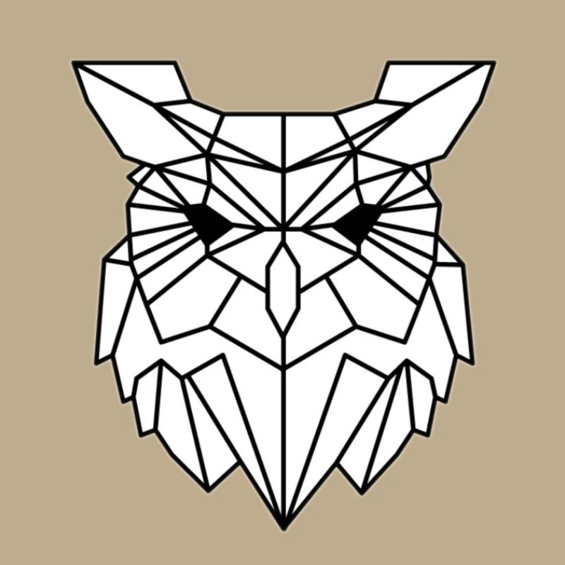 Schlichtes Eulen Design