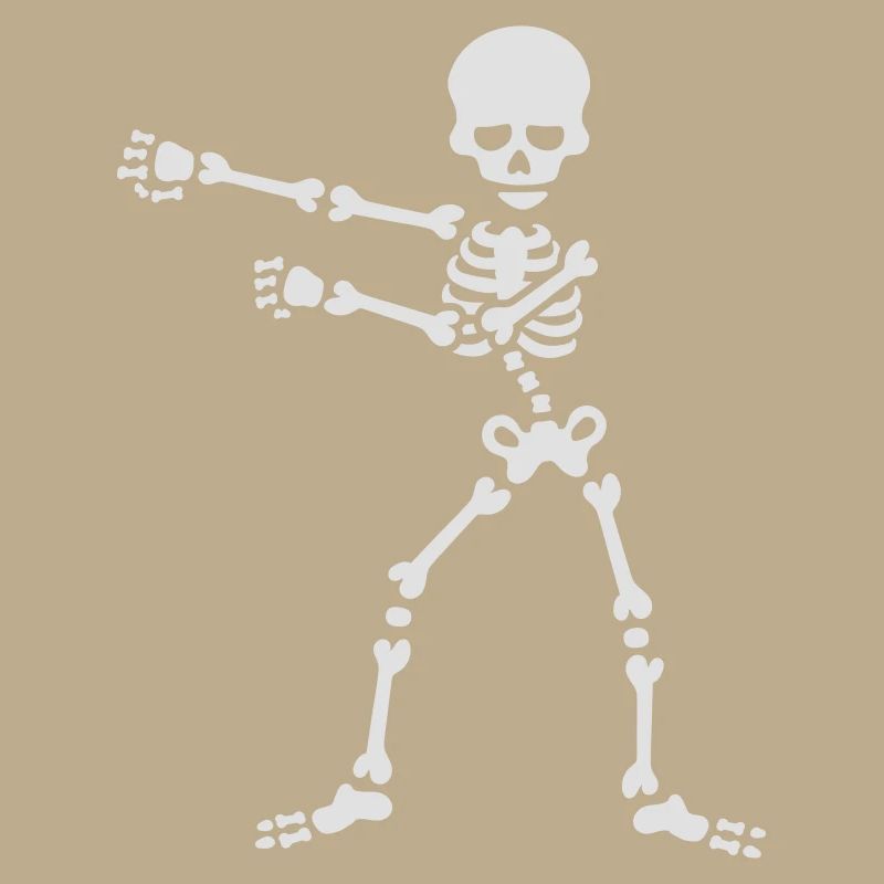 The floss dance flossing backpack boy kid skeleton