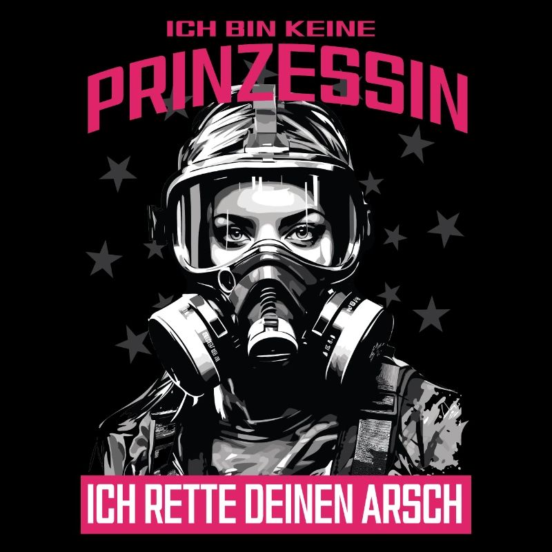 T-shirt princesse pompier