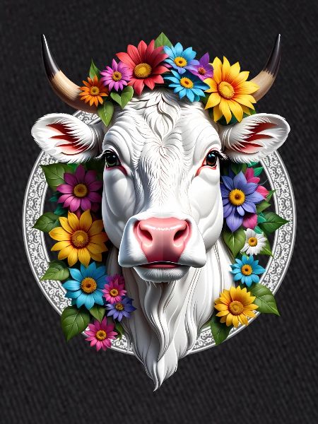 VACHE FLEURIE